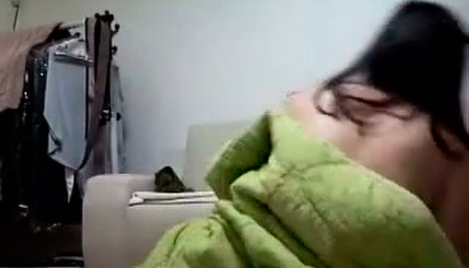 Fuck starving Asian stud attacked hairy kitty of his fat wifey porn pics