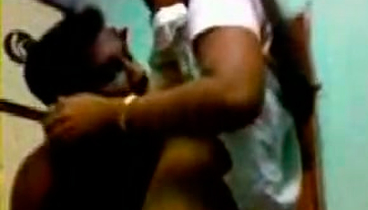 Horny Indian couple is gonna fuck ardently in their new house porn pics