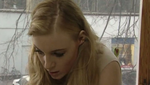 Slutty bosomy brunette Gry Bay gets banged in missionary style porn pics