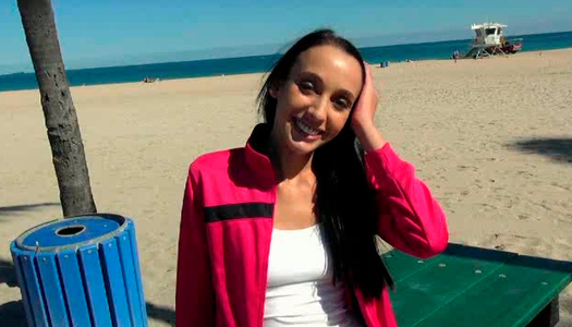 Playful slut Jmac Scarlett gives yum-yum blowjob in the car porn pics