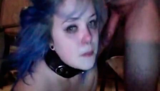 Trashy amateur slut gets face fucked in amateur porn video porn pics