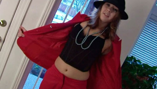 Voracious light haired bitch takes off her black panties porn pics