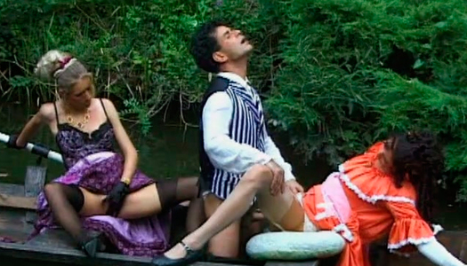 Amazing and sexy dark haired and light haired babes get fucked porn pics