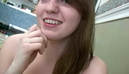 Fair haired torrid bitch is going to taste big penis of her BF deep throat porn pics