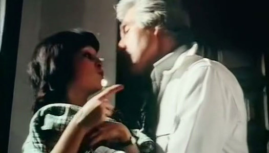 Young brunette gives eager blowjob to clothed elder due porn pics