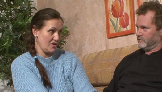 Old thirsting couple performs dirty oral sex on sofa porn pics