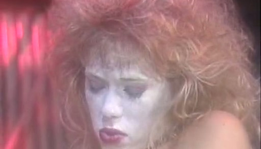 Kinky and naughty blonde mime with messy hair sucks fat dick in 69 pose porn pics