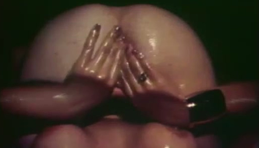 Lewd brunette gives classic blowjob while oiled lesbians enjoy bondage porn pics