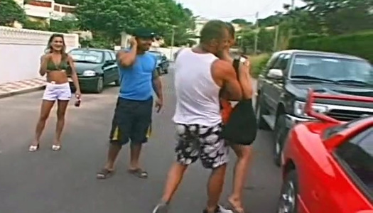 Fresh cute tanned girlie and ugly mature bitch suck lots of hot dicks porn pics