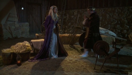 Dirty sluts India Summer and Ash Hollywood play in a costumed scene porn pics