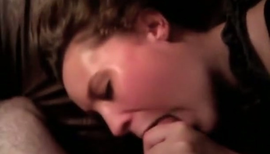 Amateur romantic gal with flushing cheeks sucks strong hot cock for cum porn pics