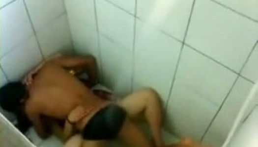 Perverted dude can't stop fucking svelte brunette's twat in the shower porn pics