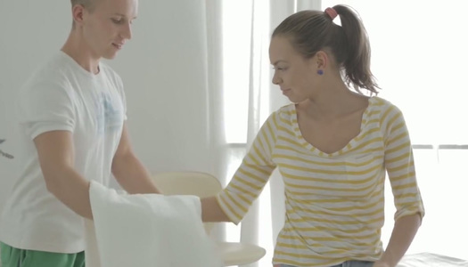 Pretty teen gets her slit fucked on the massage table porn pics