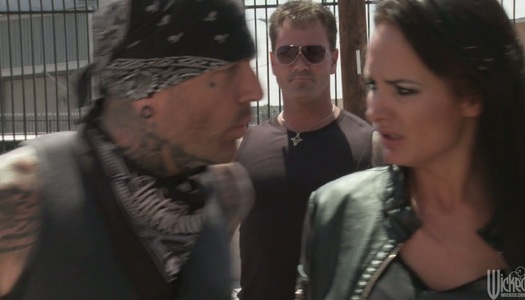 Shyla Stylez and Devon Lee sharing gangster's massive cock porn pics