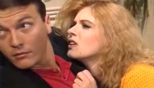 Vintage porn actress enjoys licking and sucking one juicy pole porn pics