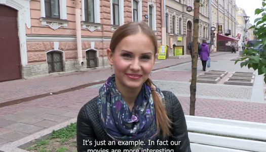 Russian chick is picked up and fucked by horny tricky agent porn pics