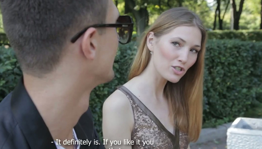 Dude picks up slim chick and fucks her pretty face at home porn pics