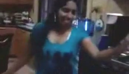 Dirty-minded shameless Indian brunette flashes huge tits with big nipples porn pics