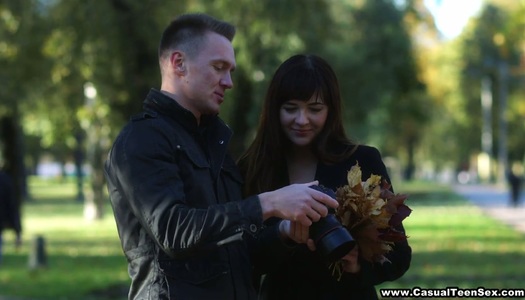 Sweet looking teen Sophie takes dick in her ass hole on the first date porn pics