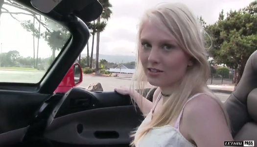 Skinny blonde with nice ass Lily Rader is fucked in doggy pose before cowgirl sex porn pics