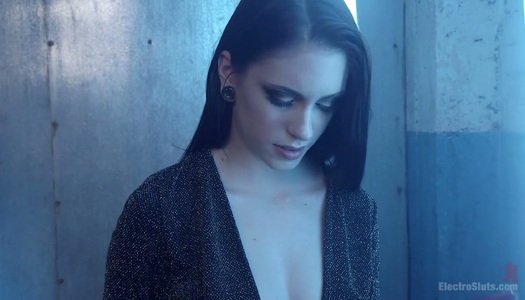 Electro slut punishes pussy and anus of sex-appeal tattooed model Anna De Ville porn pics