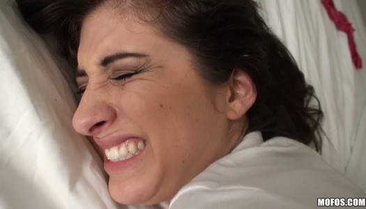 Sexited brunette Karina White gets her tight anus fucked toughly porn pics