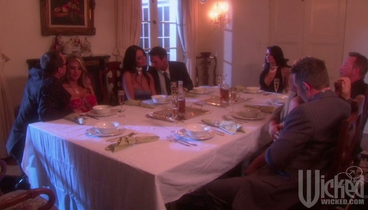 Adult group sex with awesome Alektra Blue, Tyler Faith and Mikayla Mendez porn pics