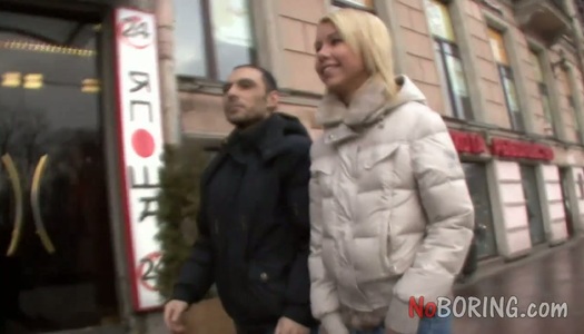 Blonde Randi gives her head and allows to penetrate stretched butt hole porn pics