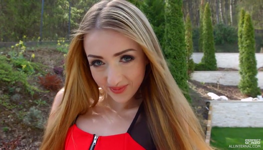 Skinny chick Empera shows her ass and gets double penetrated porn pics