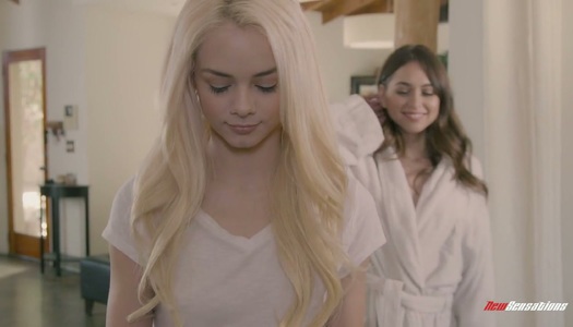 Yummy blonde Elsa Jean gets her pussy licked and finger fucked porn pics