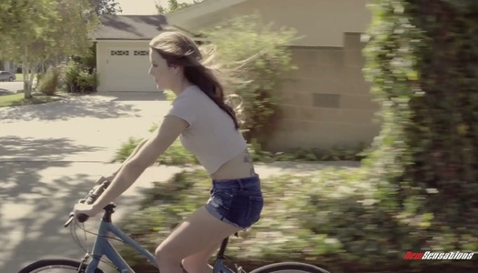 Charming babe with small tits Ally Tate takes a big dick in her pretty slit porn pics