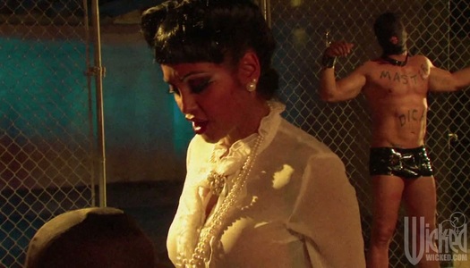 Playful slut Priya Rai fucks two hostages porn pics