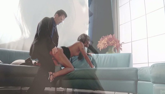 Attractive bitch Kaylani Lei gets fucked hard upskirt porn pics