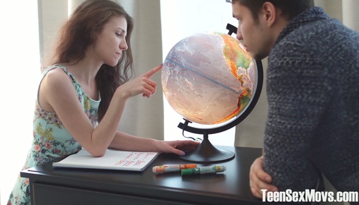 Shy coed Nelya turned to be very perverted and insatiable chick porn pics