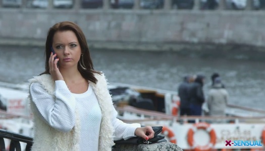 Attractive young chick Emily Thorne is making love with her boyfriend porn pics