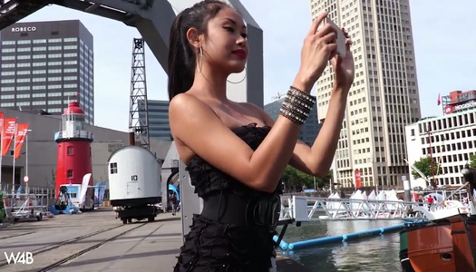 Captivating solo performance of sex-appeal Asian hottie Davon Kim porn pics