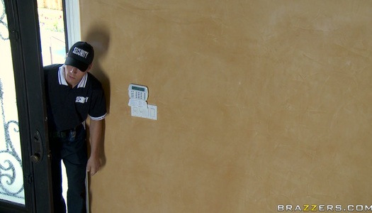 Horny Taylor Wane fucks the hotel security officer porn pics