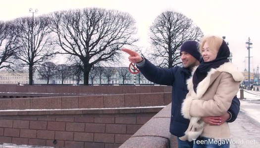 Russian blondie Via Lasciva gets her anus fucked on the first date porn pics