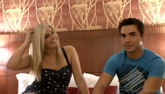 Young couple having dirty and crazy sex on the bed porn pics