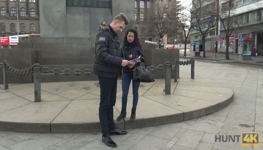 Dude picks up one Czech amateur chick and fucks her in front of her boyfriend porn pics