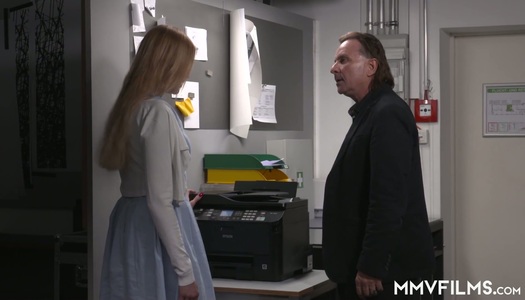 Young beautiful secretary Kitty Blair is fucked by her kinky boss porn pics