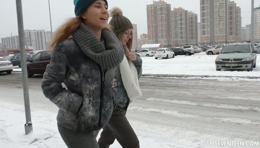 Two lovely girlfriends enjoy licking each others pussies for the first time porn pics