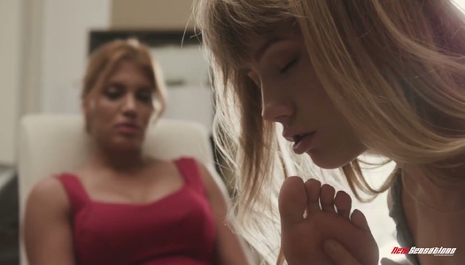 Tired housewife Mercedes Carrera is relaxing with lesbian nextdoor girl porn pics