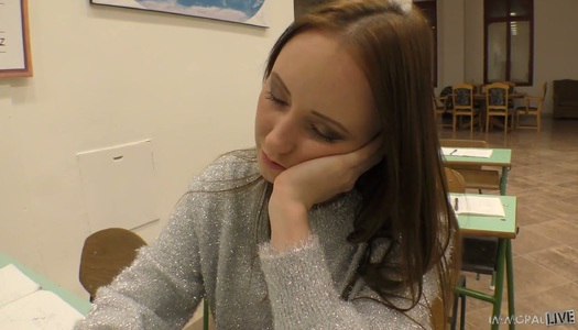 Sizzling college chick Molly OConnor hooks up with her perverted teacher porn pics