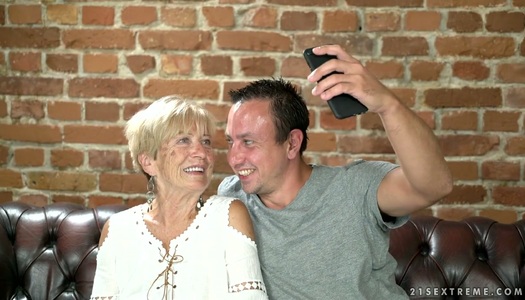 Young student fucks and licks pussy of nasty old nanny Malya porn pics