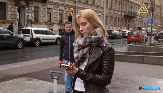 Charming Russian teen Kiara Night gets her pussy nailed on the first date porn pics