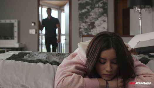 Captivating hottie Aria Lee is making love with her sensual boyfriend porn pics