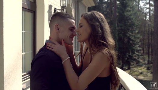 Full natural juggy babe Tina Kay is sucking a dick before a passionate sex porn pics