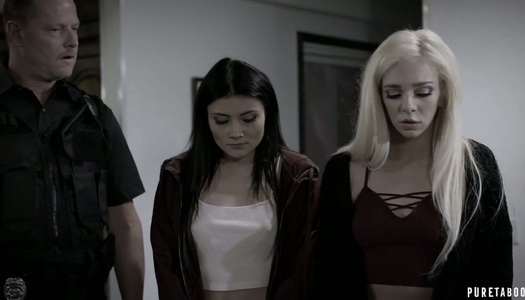 Strict stepdad punishes spoiled Tiffany Watson and her filthy girlfriend porn pics