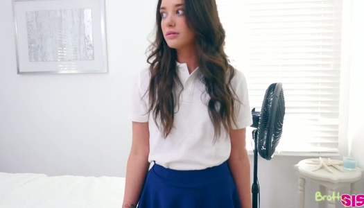 Exciting POV scene starring man eating brunet stepsister Gia Paige porn pics